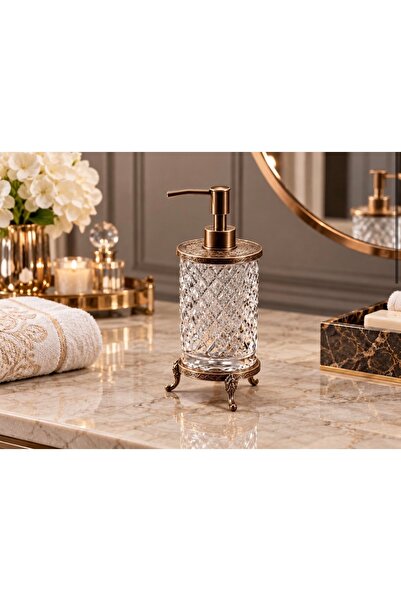Generic Brand ESTERHOMEDECOR موزع صابون سائل نحاسي من قطعة واحدة بدون مقبض ys...