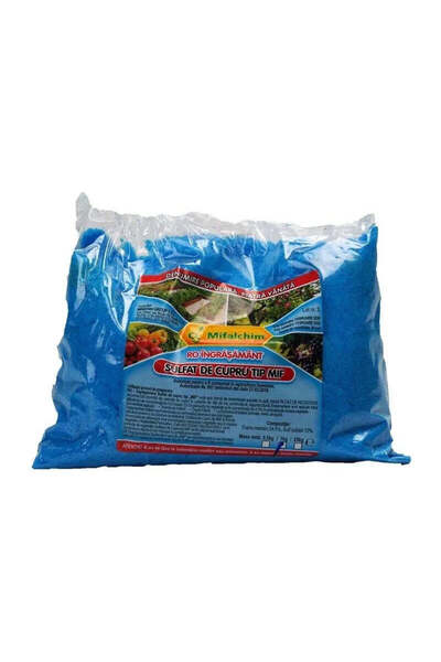 Mifalchim Sulfat de Cupru (Piatra Vanata) 0.5KG