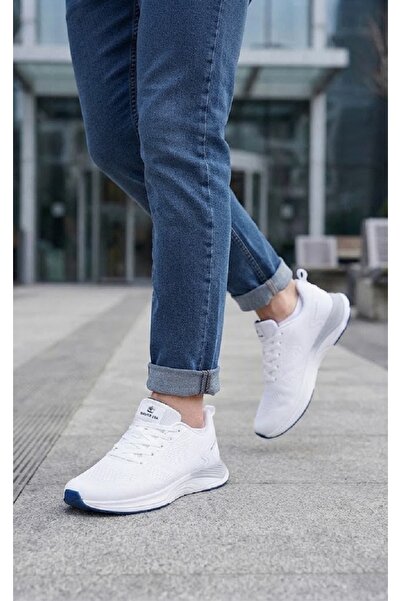 Hammer Jack 25065 Malcolm Men's White Sax Orthopedic Thick Memory Sole Runnin...