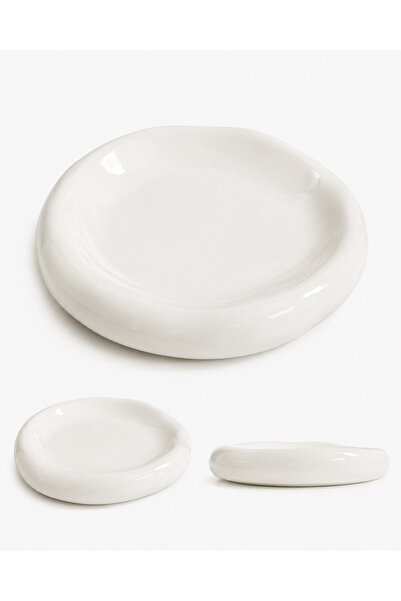 Beige & Stone X Duygu Batum Momento Soft Bowl Serving Presentation Plate
