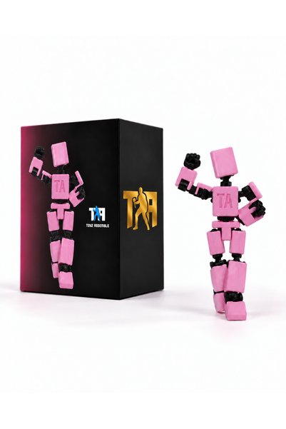 - Mini Guy - Pembe - Tam Eklemli Pozlanabilir Aksiyon Figürü
