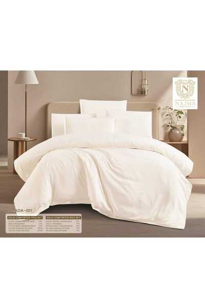 NAJMA Luxury Hotel Single Bedspread 5 Pieces Plain Cold Moving Filling - 120*...