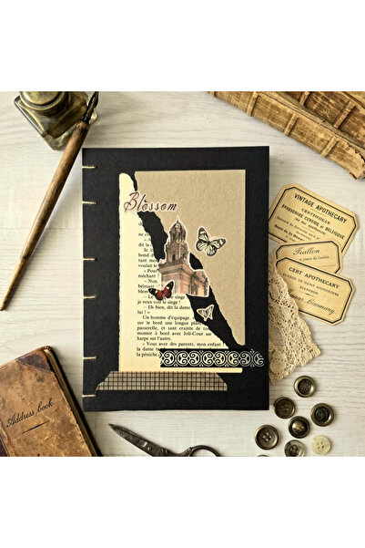 Genel Markalar Rimette Store El Yapımı Vintage Dikişli Defter & Anı Albümü - ...