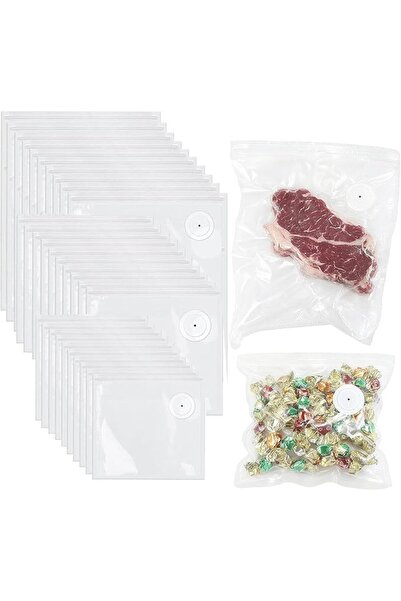 Yelajoy 30PCS Reusable Vacuum Sealer Bags for Food - 10x 7.9"×9.1", 10x 10.2"...