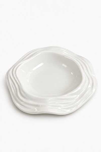 Beige & Stone X Duygu Batum Momento Line Bowl Serving Presentation Plate