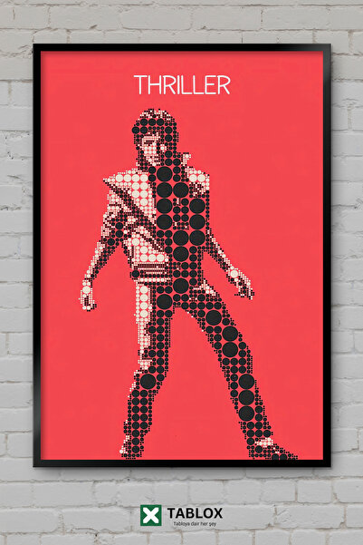 TABLOX Triler Michael Jackson album pop muzika poster okvir izgleda dekorativ...