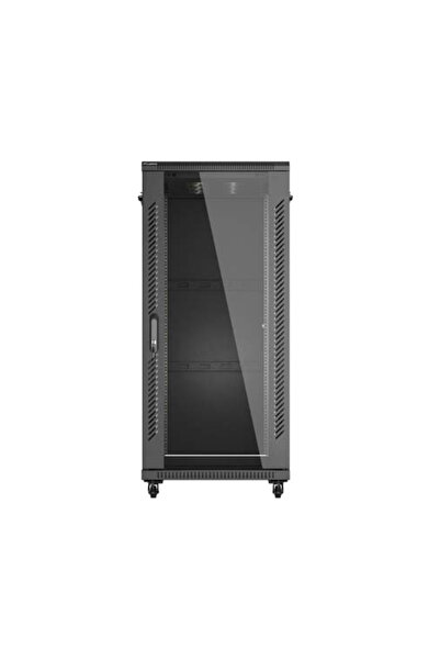 Lanberg 19" Wall-mounted Rack Cabinet 27U/600X1000 (FLAT PACK) WITH GLASS DOOR
