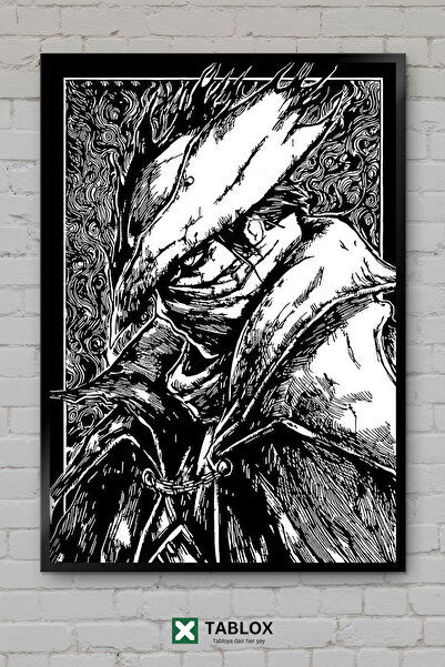 TABLOX Bloodborne Game Souls Gothic Dark Αφίσα με Εμφάνιση Πλαισίου Διακοσμητ...