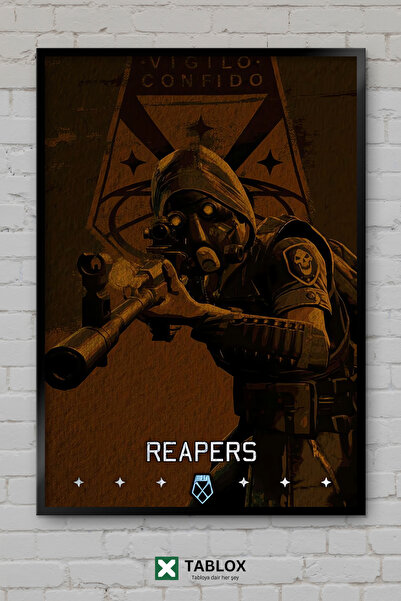 TABLOX Reaper Azrail Death Angel Dark Fantastic Αφίσα με κορνίζα Διακοσμητικό...