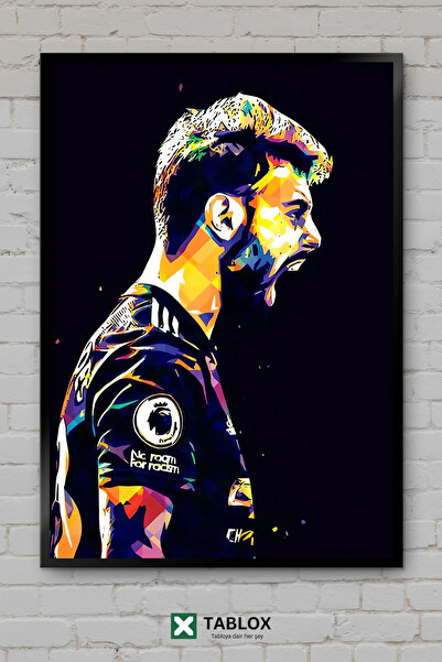 TABLOX Bruno Fernandes Fudbaler Portugal Manchester United Portret Okvir Izgl...