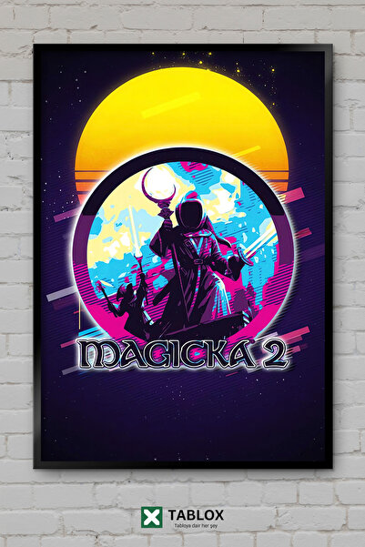 TABLOX Magicka Game Magic Fantastic Action Αφίσα με κορνίζα Διακοσμητικός πίν...