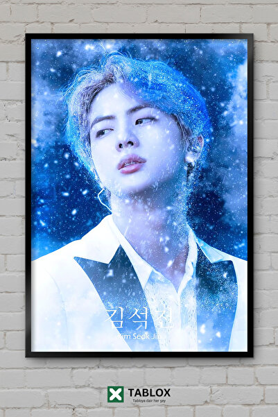 TABLOX Bts Jin Kpop korejska muzika portret boj benda poster u okviru dekorat...