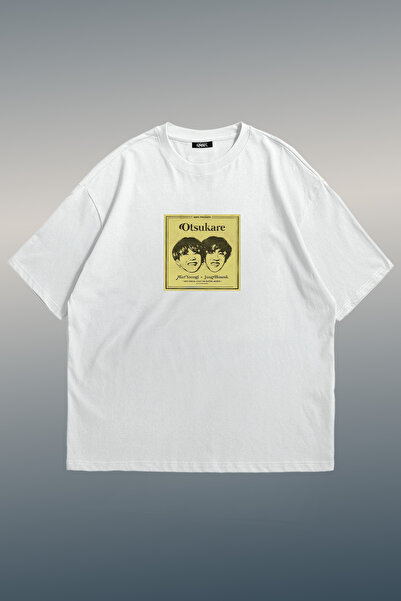 Grove Fashion Yoongi and Hoseok Printed Unisex Oversize T-Shirt