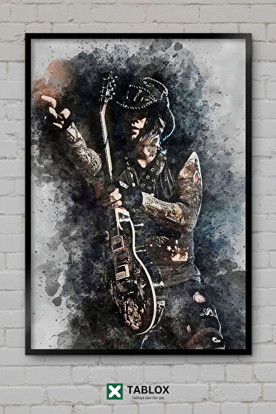 TABLOX DJ Ashba Κιθαρίστας Καλλιτέχνης Ροκ Μουσικής Guns N Roses Διακοσμητικό...