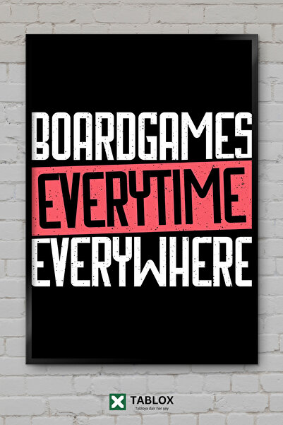 TABLOX Επιτραπέζια παιχνίδια Everytime Box Games Αφίσα για επιτραπέζια παιχνί...