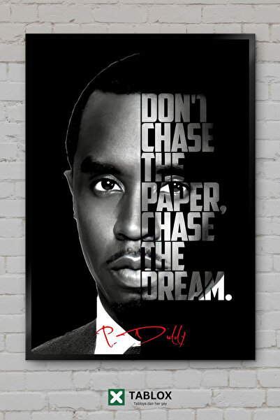 TABLOX P Diddy Sean Combs Ράπερ Χιπ Χοπ Αφίσα με κορνίζα Διακοσμητικός πίνακα...