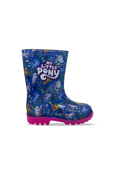 Hasbro My Little Pony Παιδικές Αδιάβροχες Μπότες Βροχής Μπλε / Φούξια