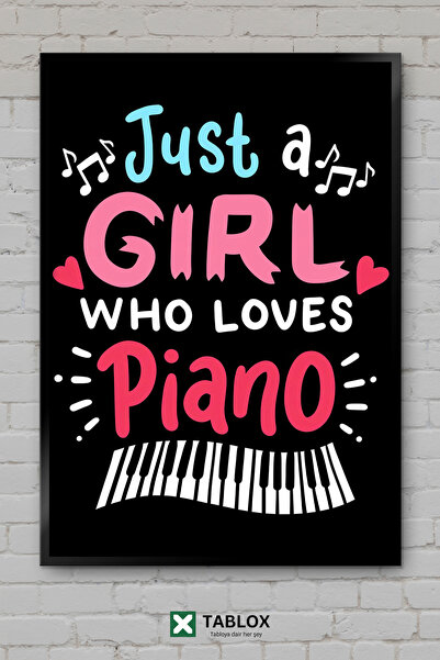 TABLOX Piano Piano Musical Instrument Instrument Art Poster Frame Look Decora...