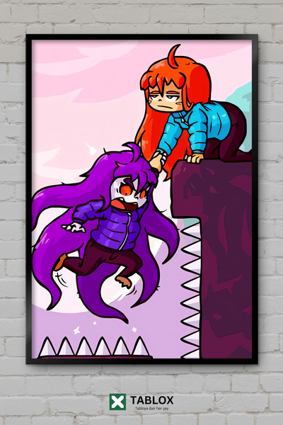 TABLOX Πλατφόρμα παιχνιδιών Celeste Game Adventure Indie Mountain Διακοσμητικ...