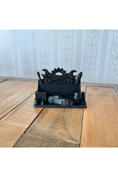 Abundix3Dstudio Auto Service & Mechanic Designed Automobile Themed Desktop Card Holder, Business Card Holder, and Office Accessory