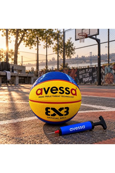 muonsports Çocuk, Genç ve Yetişkinlere Özel Kaliteli Asfalt ve Betonda Oynanabilir Sokak Basketbol Oyun Topu