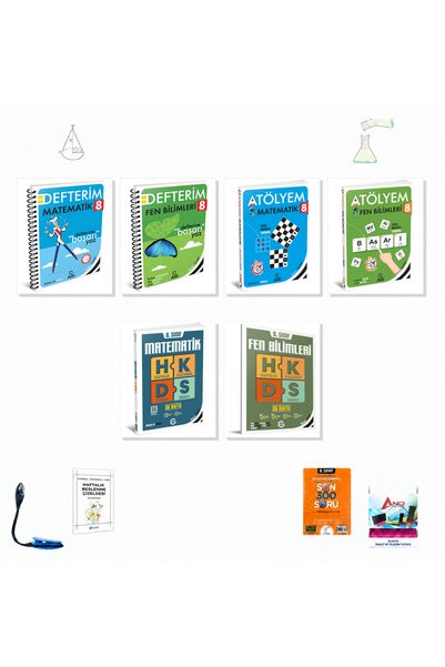 Arı Yayıncılık 2026-2027 8. Sınıf LGS Matematik ve Fen Tüm Kaynaklar 6 Kitap ...