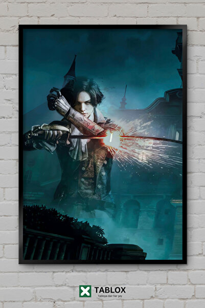 TABLOX Lies Of P Game Pinocchio Action Gotical Souls Tablou decorativ înrămat...