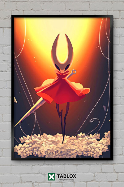 TABLOX Hollow Knight Silksong Hornet Παιχνίδι Steam Αφίσα με Εμφάνιση Πλαισίο...