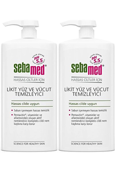 Sebamed Face and Body Cleansing Liquid 750 ml (Set of 2)