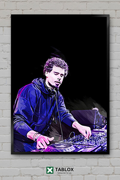 TABLOX Afrojack Dj Producer Αφίσα ηλεκτρονικής χορευτικής μουσικής με πλαίσιο...