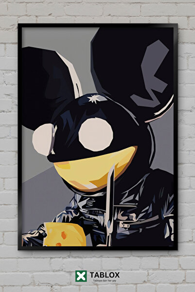 TABLOX Deadmau5 Dj Μουσικός Ηλεκτρονικής Μουσικής Edm Διακοσμητικός πίνακας M...