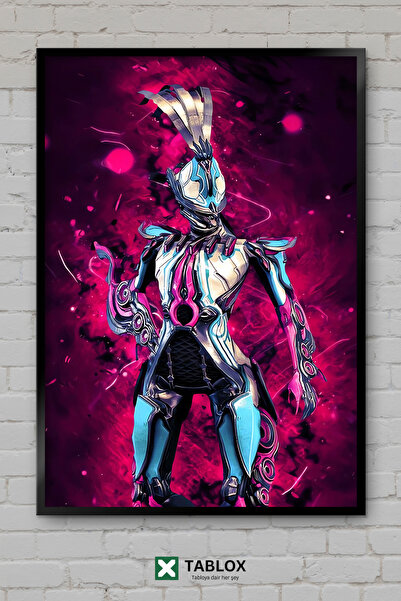 TABLOX Warframe Science Fiction Space RPG Αφίσα παιχνιδιού με διακοσμητικό πλ...