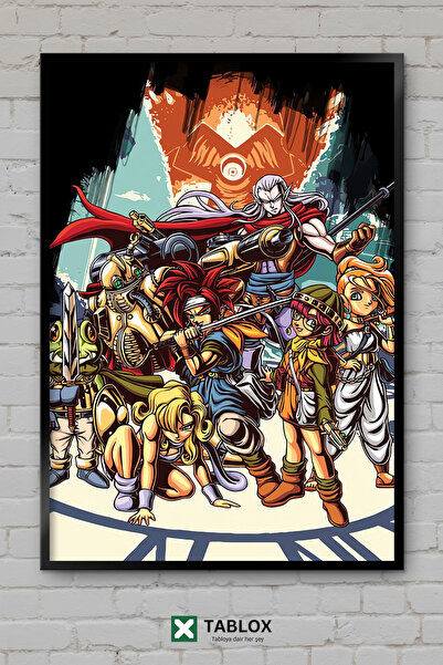 TABLOX Chrono Trigger Game Time RPG Κλασικό ρετρό διακοσμητικό τραπέζι MDF με...