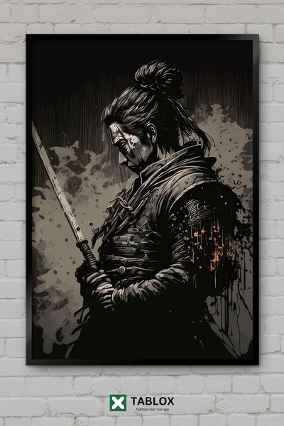 TABLOX Sekiro Shadows Die Twice Joc Samurai Ninja Tablou decorativ înrămat di...