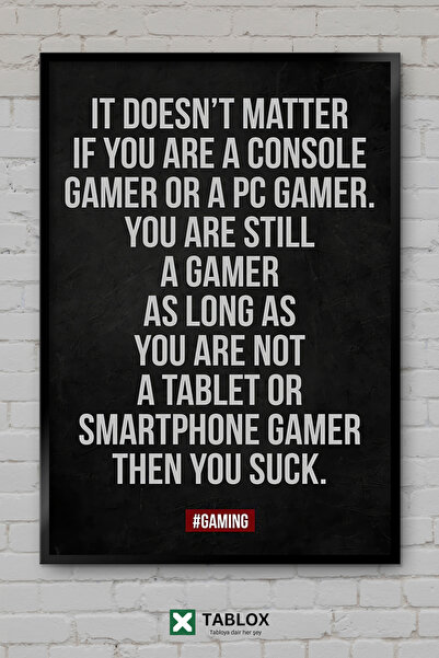TABLOX Απόφθεγμα για το gaming, Απόφθεγμα για το παιχνίδι, Αφίσα κινήτρων για...