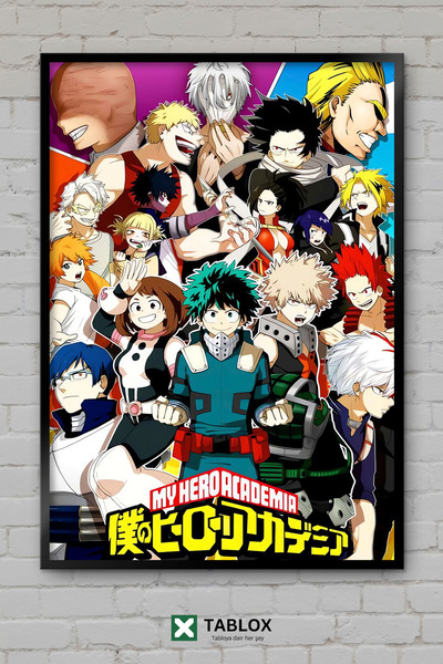 TABLOX My Hero Academia Deku Anime Manga Χαρακτήρες και σκηνικά με κορνίζα Δι...