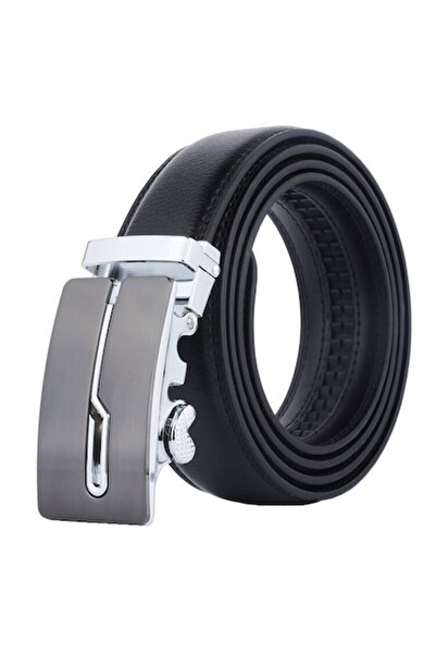 odjas '- Curea cu închidere automată 100% piele naturală - DDL-021, Negru