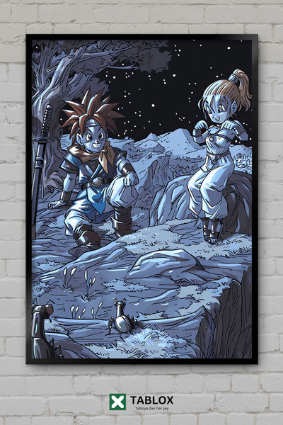 TABLOX Chrono Trigger Game Time RPG Κλασικό ρετρό διακοσμητικό τραπέζι MDF με...