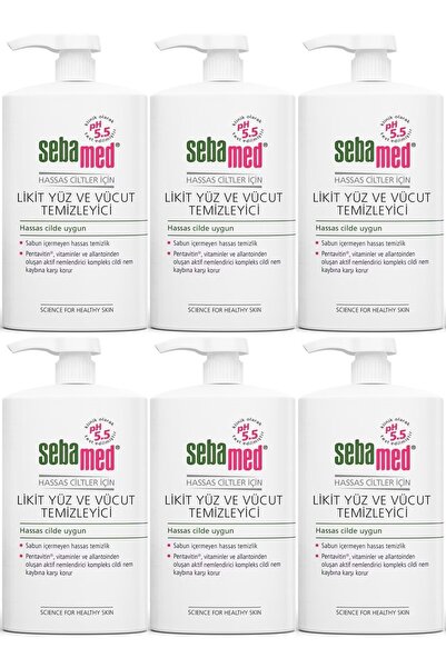 Sebamed Face and Body Cleansing Liquid 300 ml (Set of 6)