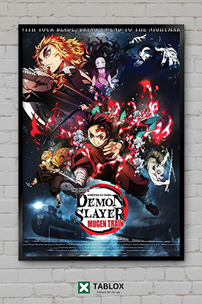TABLOX Demon Slayer Mugen Train Άνιμε Μάνγκα Διακοσμητικό Τραπέζι MDF με θέμα...