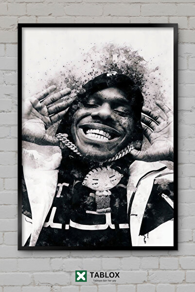 TABLOX Dababy Rapper Ράπερ Χιπ Χοπ Μουσική Αφίσα Μουσικής με Πλαίσιο Διακοσμη...