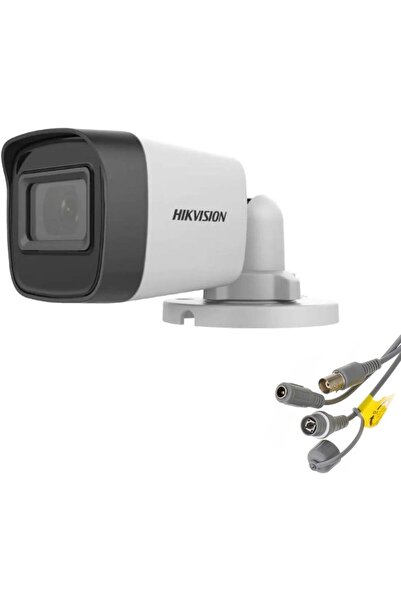 Hikvision HD 2MP Outdoor Camera, Model DS-2CE16D0T-EXIPF(3.6mm), Wired, White