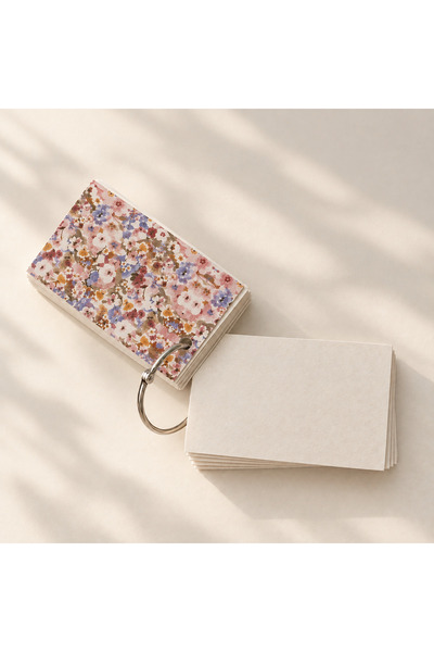 Generic Brand Single Ring Cardboard Cover Unlined 60-Sheet Notebook