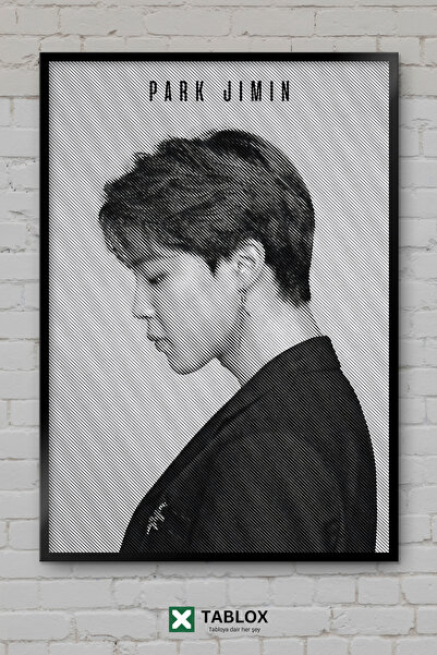 TABLOX Bts Jimin Kpop korejska muzika portret boj band poster okvir izgled de...