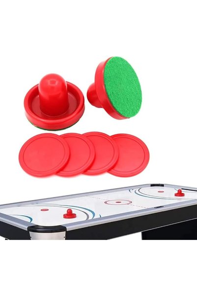 GENERAL Mini Air Hockey Pusher and Air Hockey Pucks, Great Goal Handles, Goal...