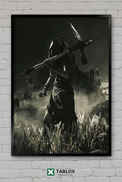 TABLOX Outlast Korku Oyun Game Horror Dark Αφίσα με κορνίζα Διακοσμητικός πίν...
