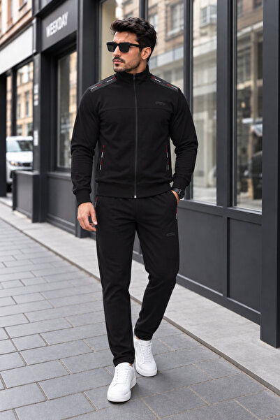 wera Men'S, Navy Blue, Classic, Comfortable Fit, Stand-Up Collar, Full-Length...