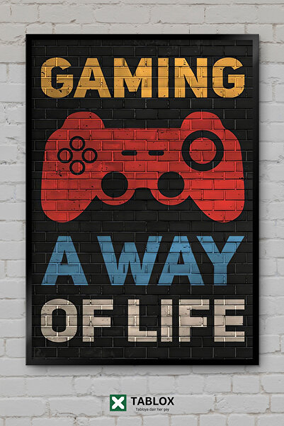 TABLOX Αστείο απόφθεγμα για το gaming, απόσπασμα λέξεων από τον Mizahi Oyuncu...