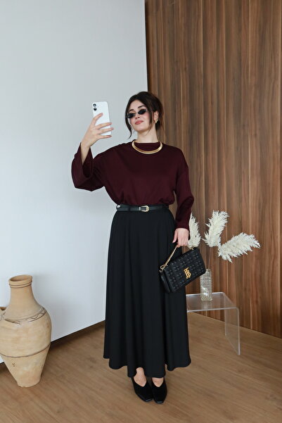 Moda Lippa Bordo Bluz