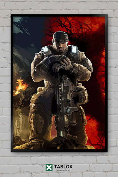 TABLOX Gears Of War Παιχνίδι Action Shooter Προβολή πλαισίου χαρακτήρων Διακο...
